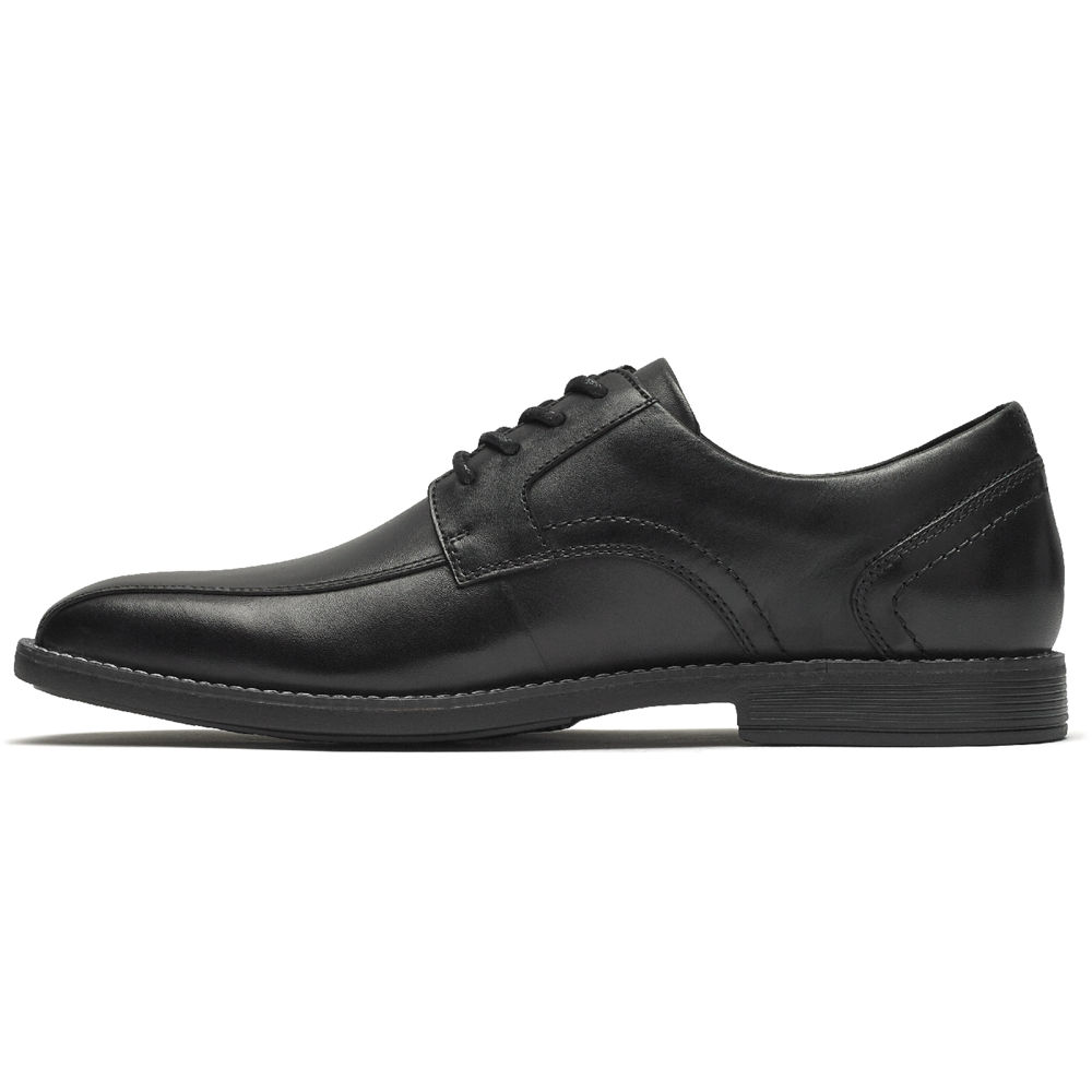 Rockport Oxfords For Mens Black - Slayter Bike Toe - RW7639054